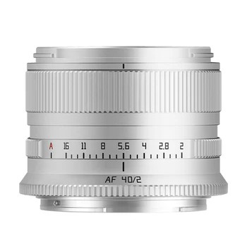 TTArtisan AF 40mm F/2 Nikon Z-mount zilver